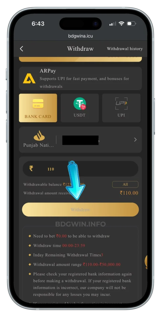 bdg-win-withdrawal-page